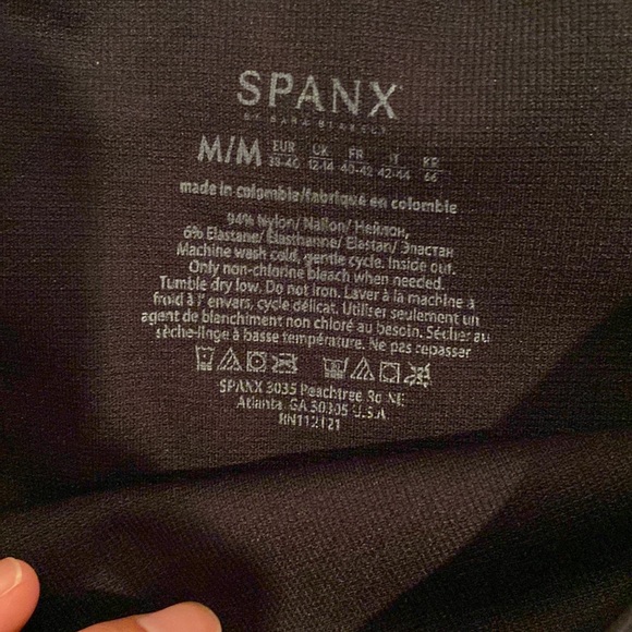 Spanx | Look At Me Now Seamless Leggings Black M - Picture 4 of 5